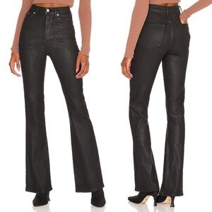 NWT Lovers + Friends Greyson Ultra High Rise Slim Boot Deepwater Black 25 26